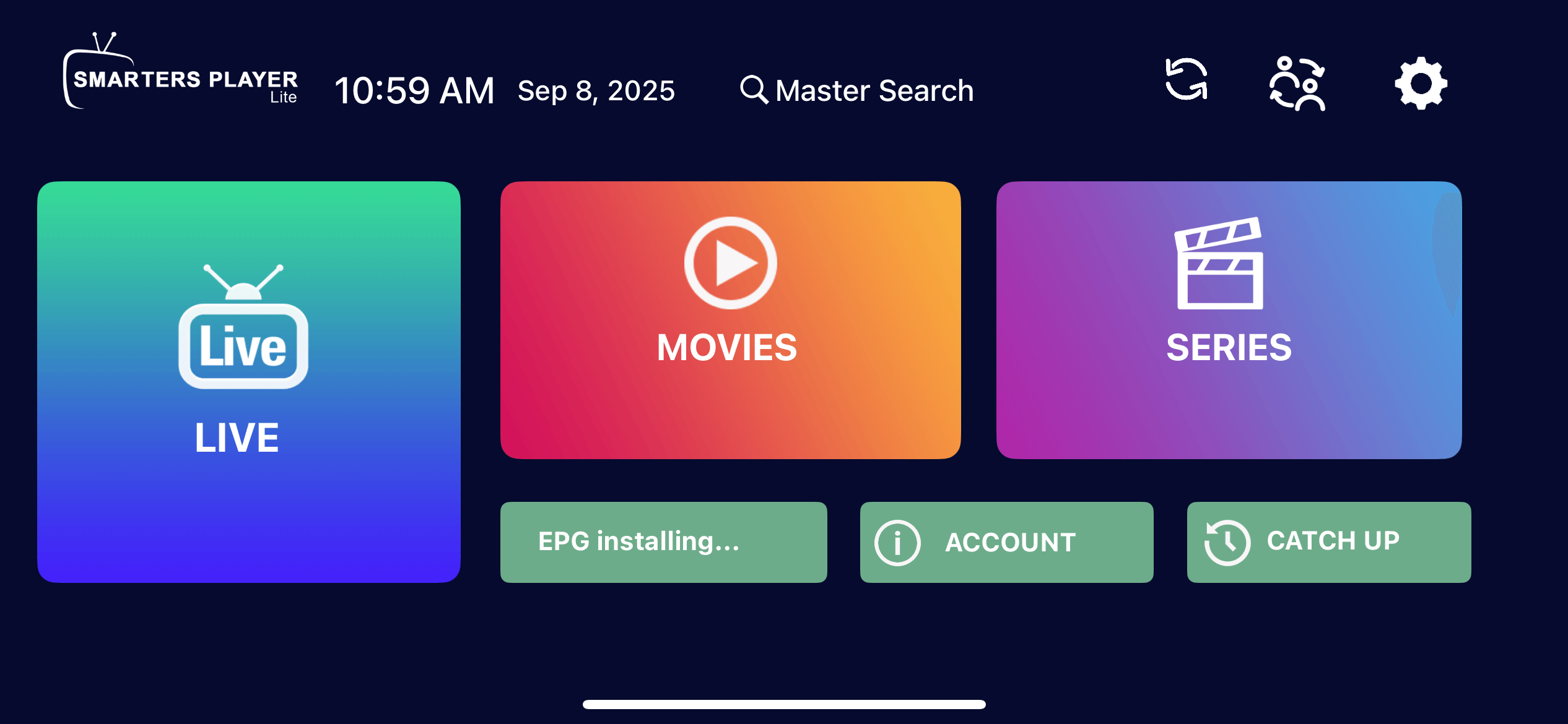 Connexion IPTV sur iOS